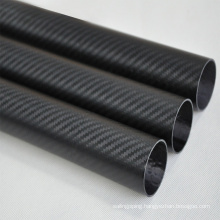 High Quality 30mm 40mm diameter 100% Carbon fiber tube with 3k surface